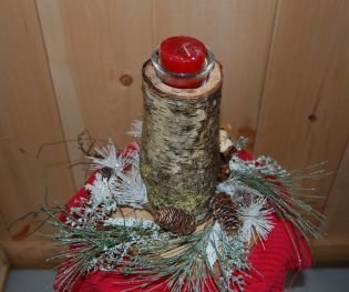 Votive Candle with Plate & Ring (Sample Item, Store Only)